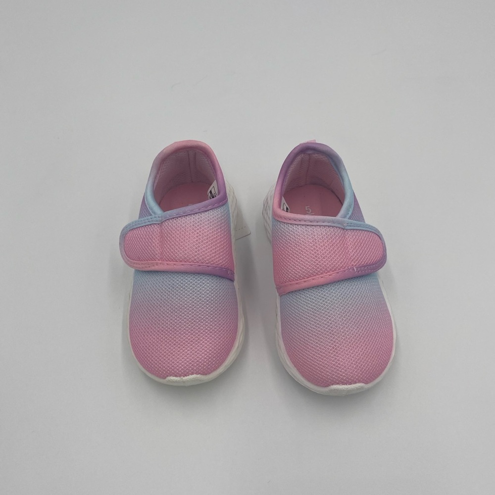 New carters baby girl shoes Toddler Size 5 Pink Ombre Hook & Loop Closure